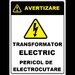 Placuta pentru transformator electric pericol de electrocutare
